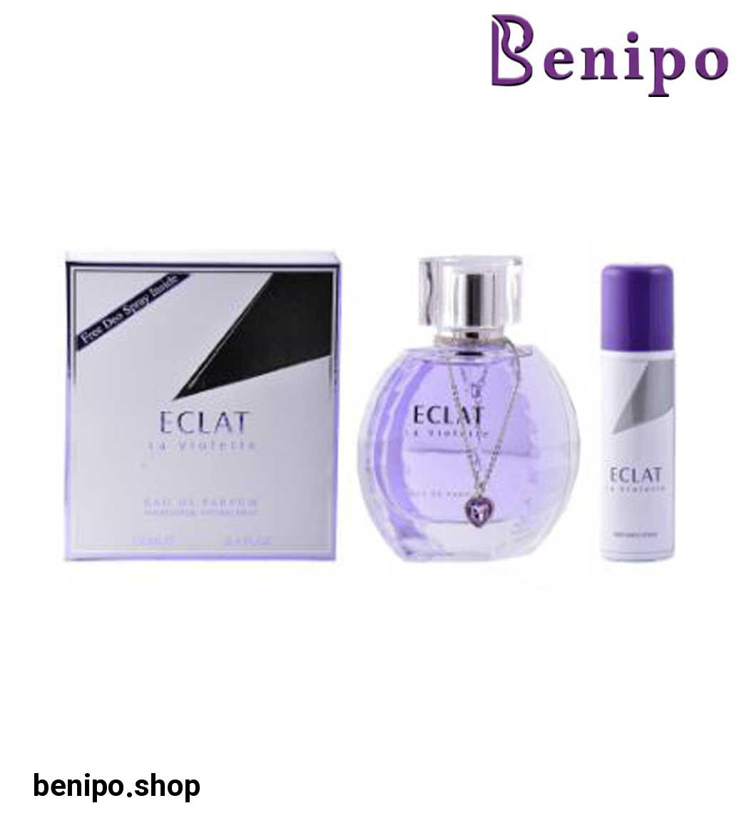 ادو پرفیوم زنانه مدل Eclat حجم 100میل به همراه اسپری بدن Eclat حجم 50میل