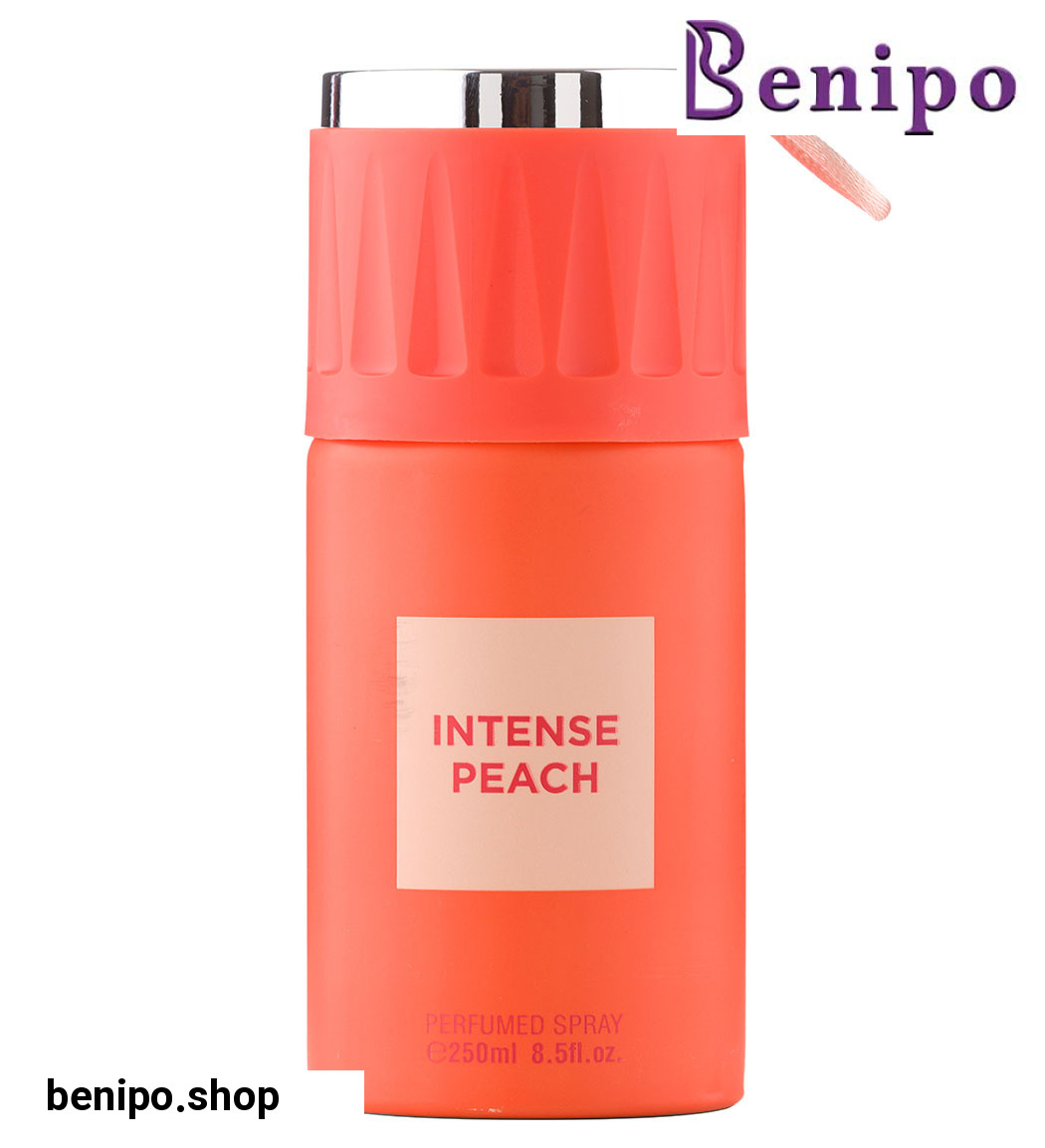 اسپری خوشبوکننده بدن مدل Intense Peach حجم 250میل