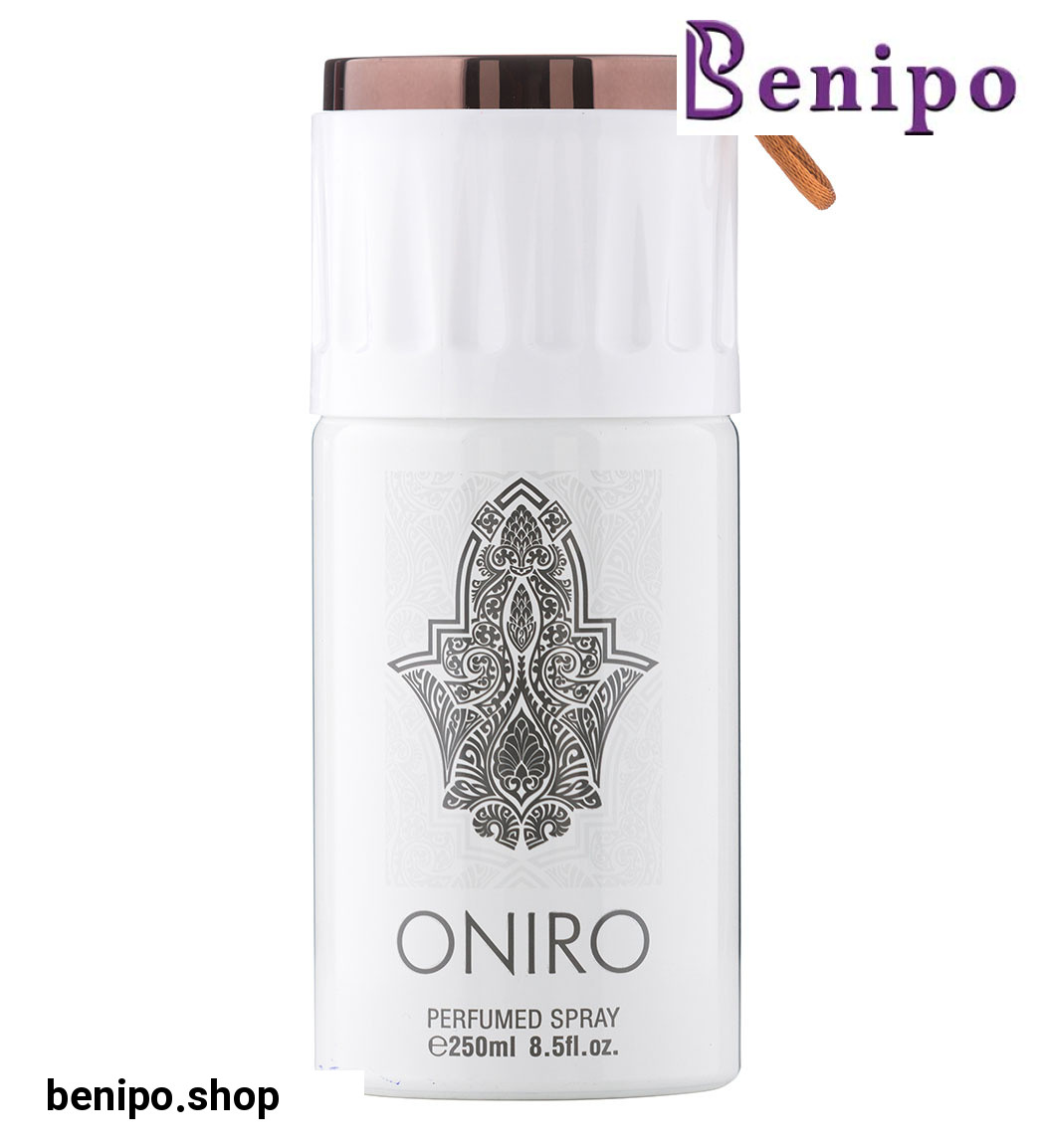 اسپری خوشبوکننده بدن مدل Oniro حجم 250میل