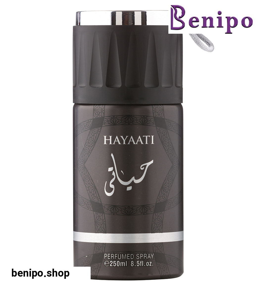 اسپری خوشبوکننده بدن مدل Hayaati حجم 250میل