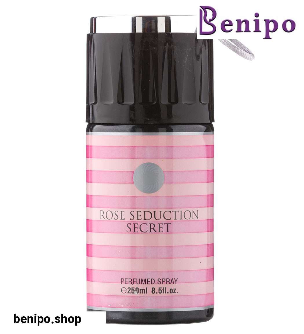 اسپری خوشبوکننده بدن مدل Rose Seduction Secret حجم 250میل