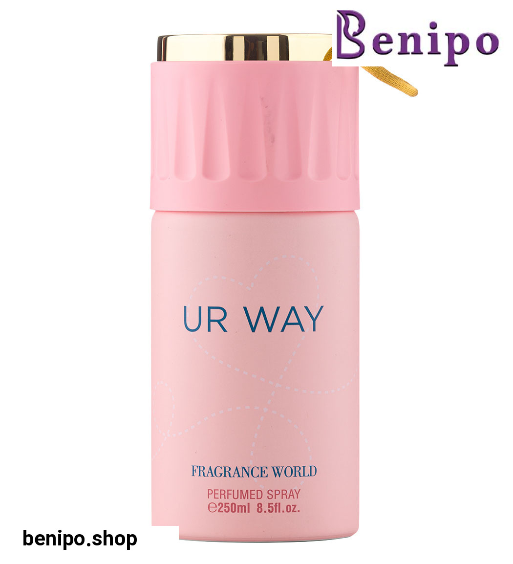 اسپری خوشبوکننده بدن مدل Ur Way حجم 250 میل