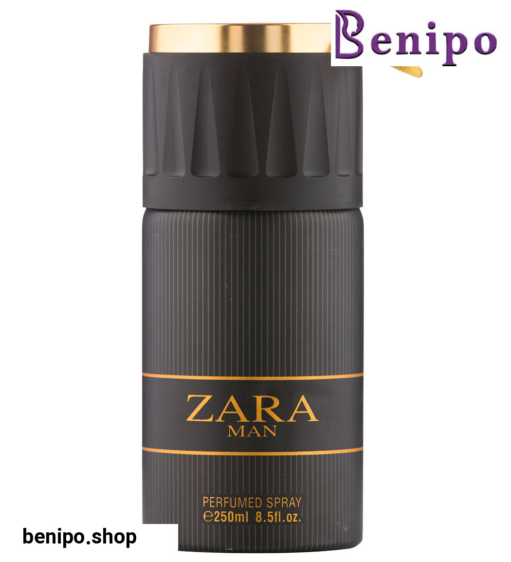 اسپری خوشبوکننده بدن مدل Zara Man حجم 250میل