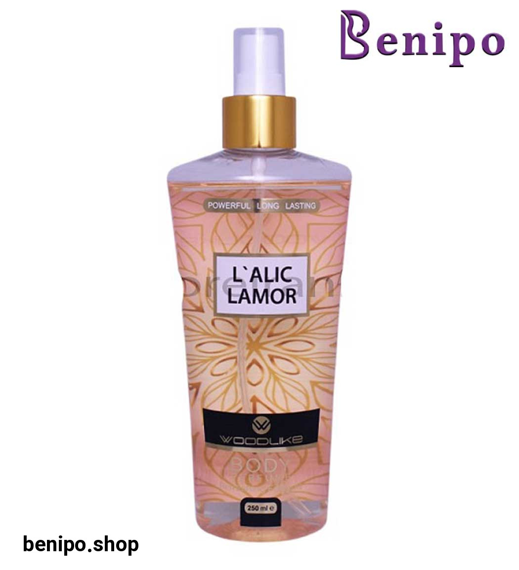 بادی اسپلش زنانه مدل Lamour Lalique حجم 250 میل