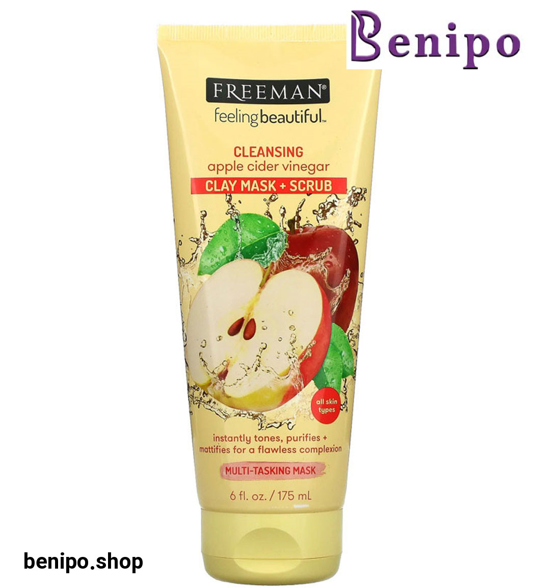 ماسک گلی فومی سرکه سیب 4 کاره