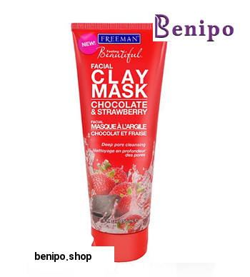 ماسک پاکسازی صورت شکلات و توت فرنگی