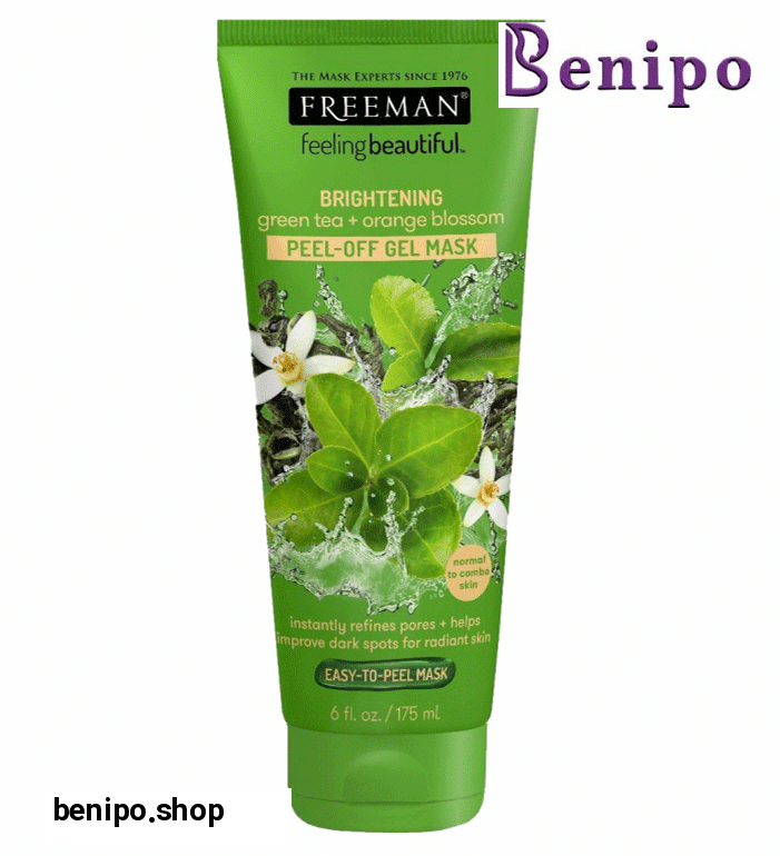 ماسک پیل  آف  چای سبز و شکوفه پرتقال