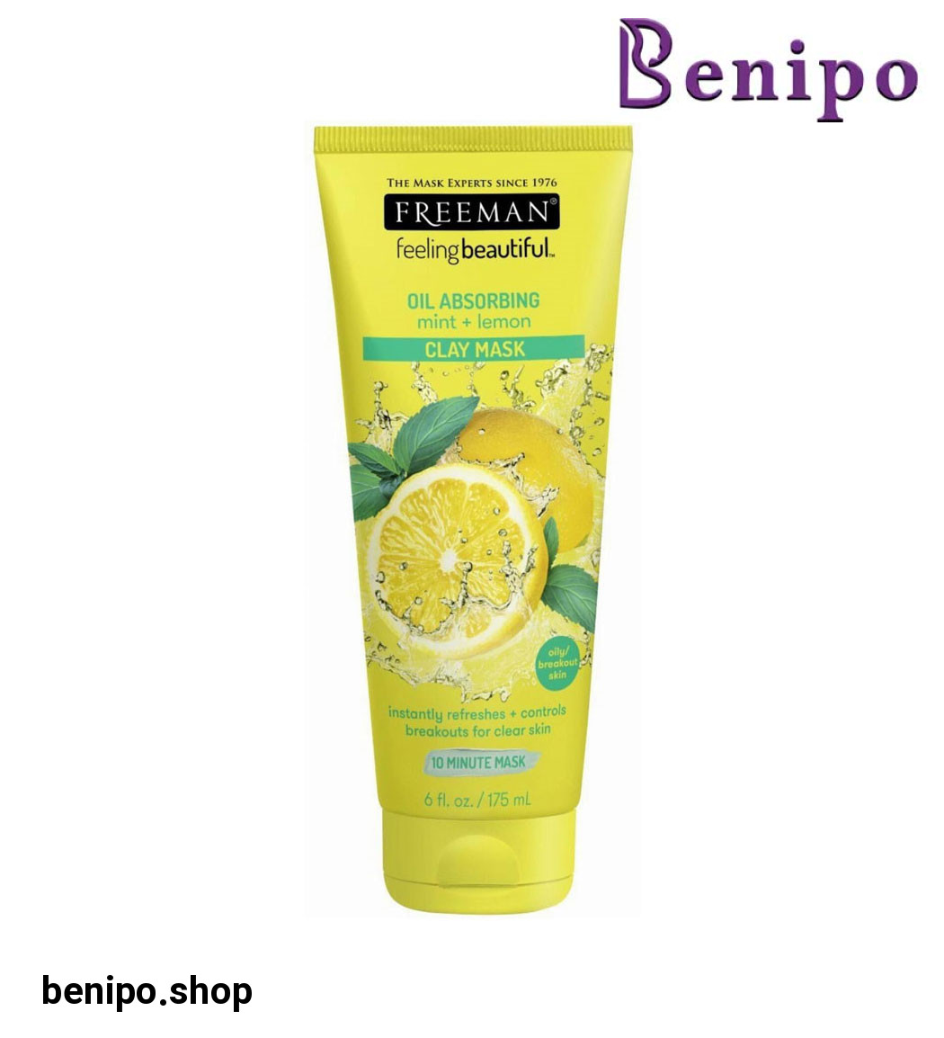 ماسک خاک رسی نعناع و لیمو