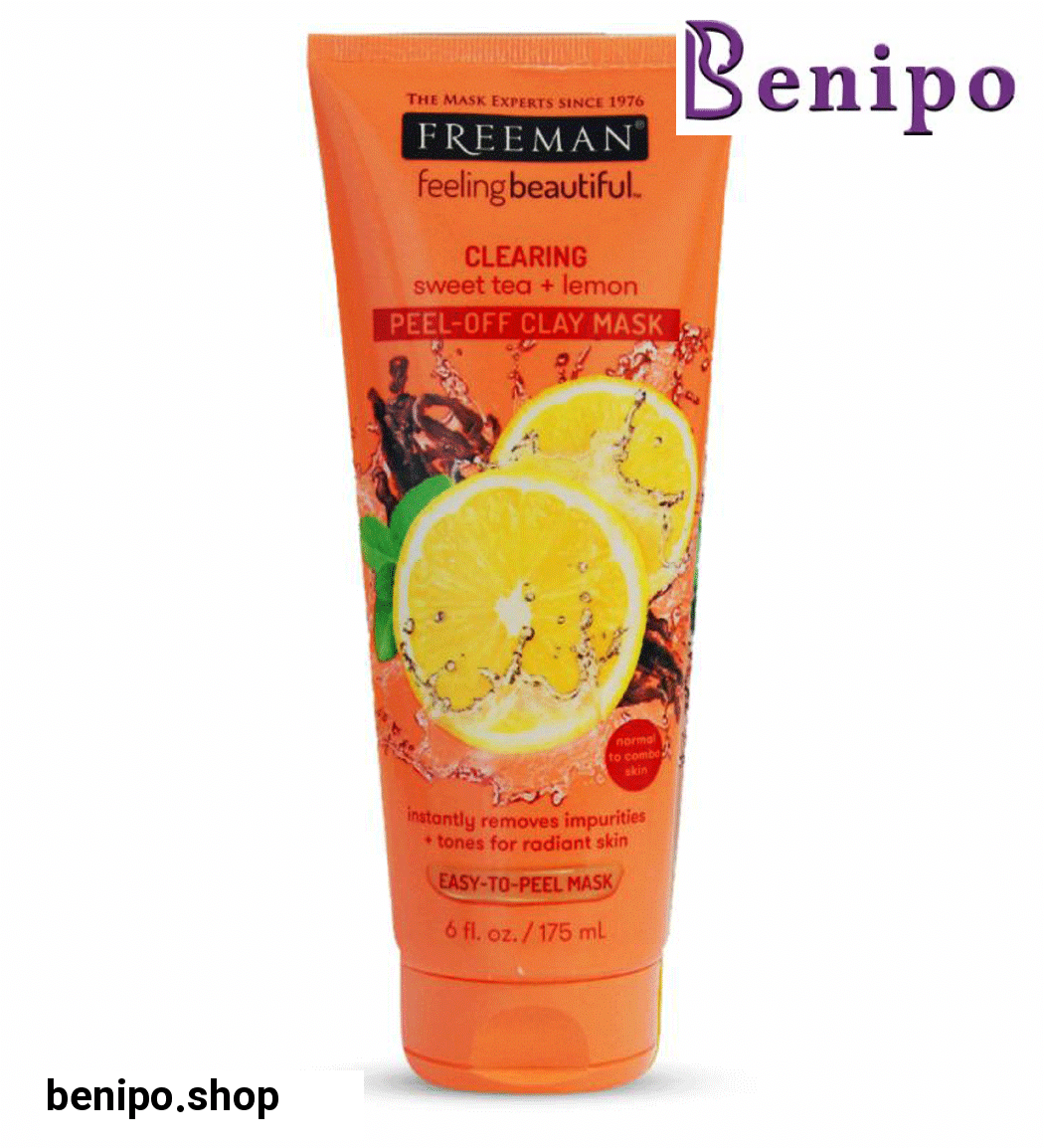 ماسک پیل آف خاک رسی چای شیرین و لیمو