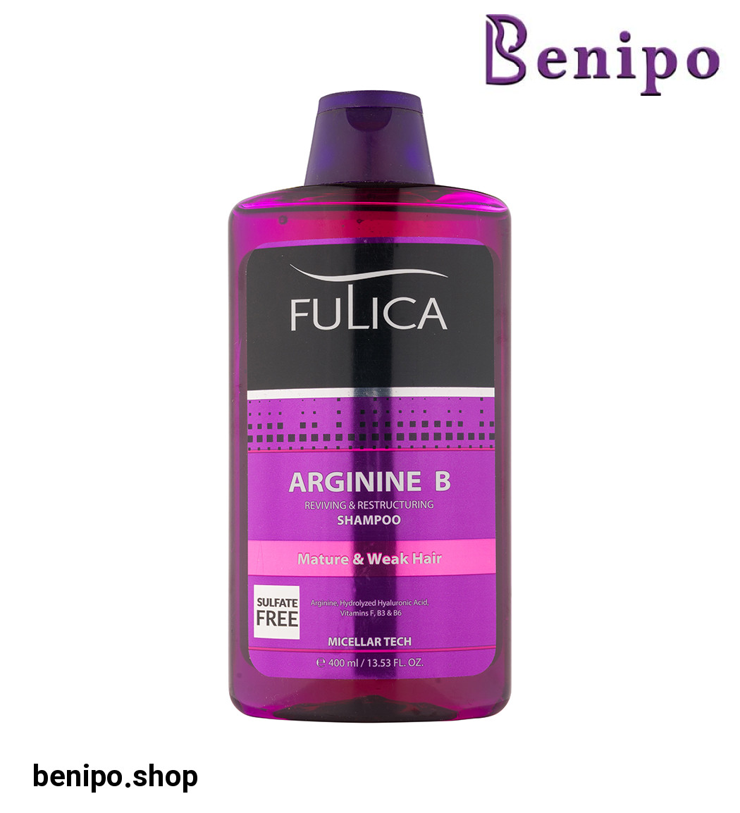 شامپو تقویت کننده مو فاقد سولفات مدل Argenine B حجم 400 میل