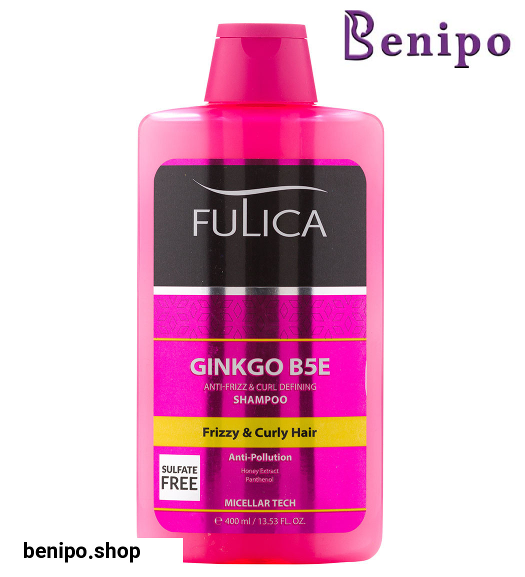شامپو فاقد سولفات مدل Ginkgo B5E مناسب موهای شکننده و مجعد 400میل