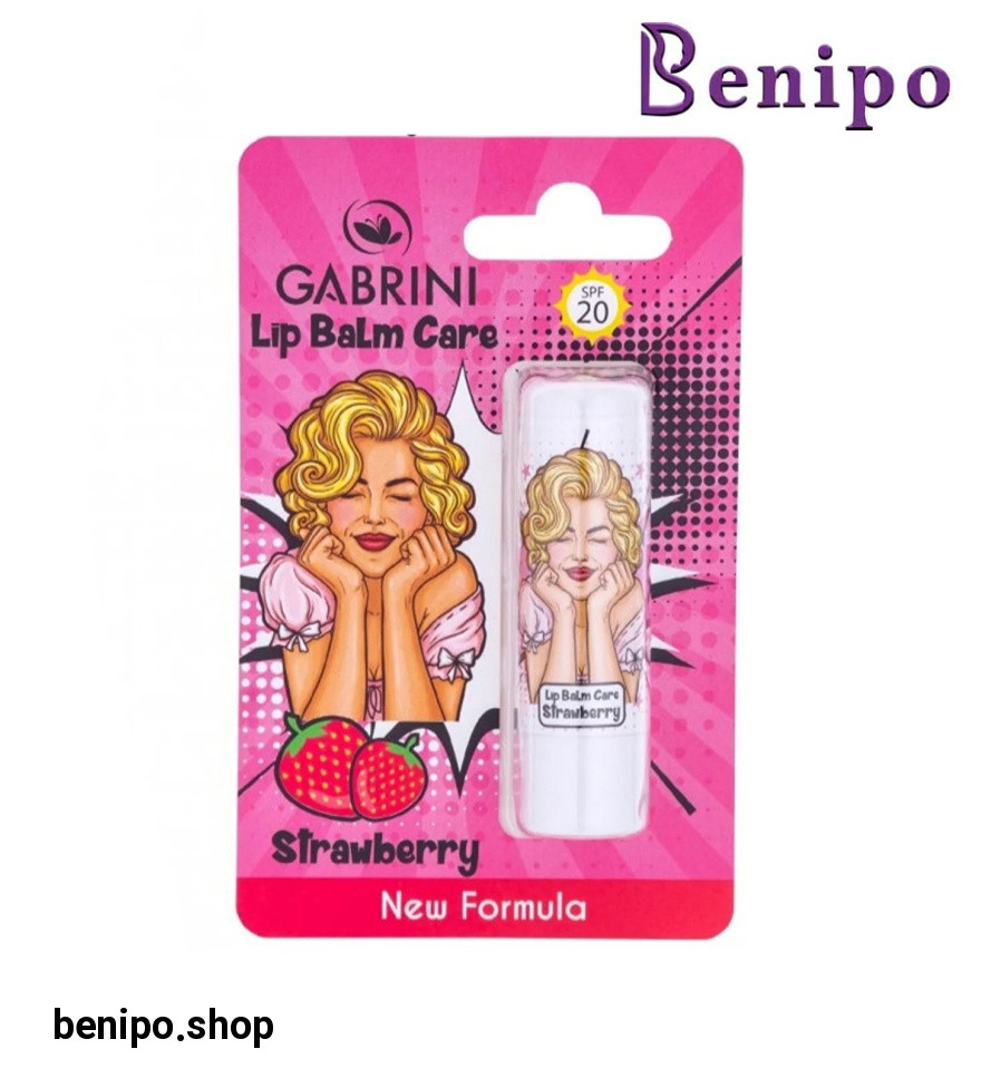 بالم لب SPF20 عصاره توت فرنگی مدل STRAWBERRY