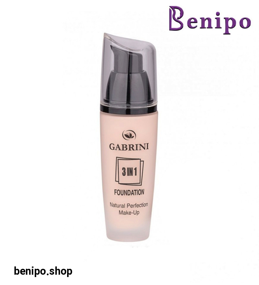 کرم پودر سه کاره مدل Natural Perfection Make Up حجم 45میل