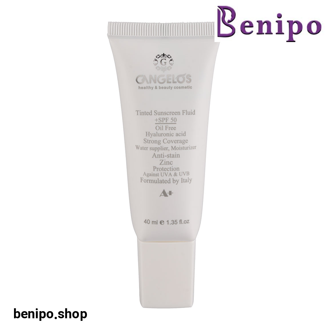 فلوئید ضد آفتاب رنگی با SPF 50 حجم 40 میلی لیتر