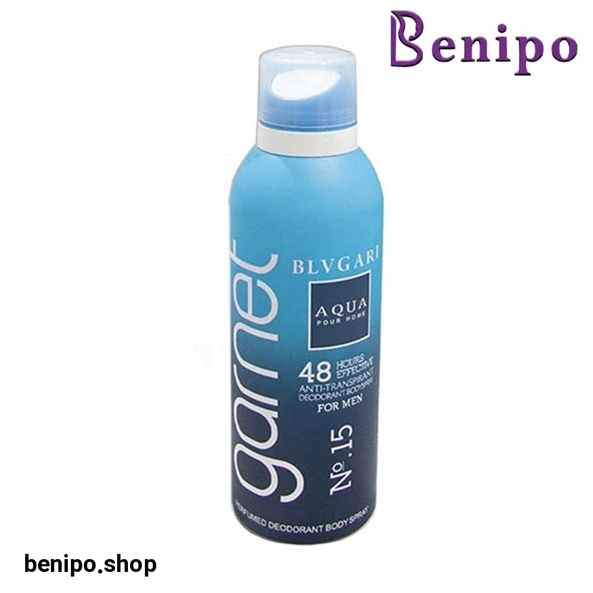 اسپری خوشبو کننده بدن مردانه مدل Bvlgari Aqva شماره 15 حجم 200 میلی لیتر