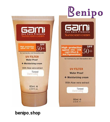 کرم ضد آفتاب رنگی پوست خشک و حساس