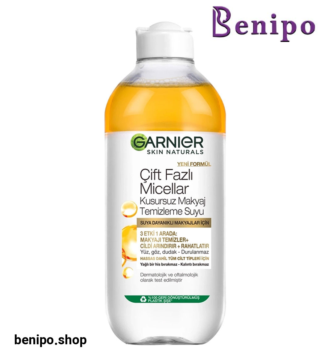 محلول میسلار پاک کننده 2فاز آرایش