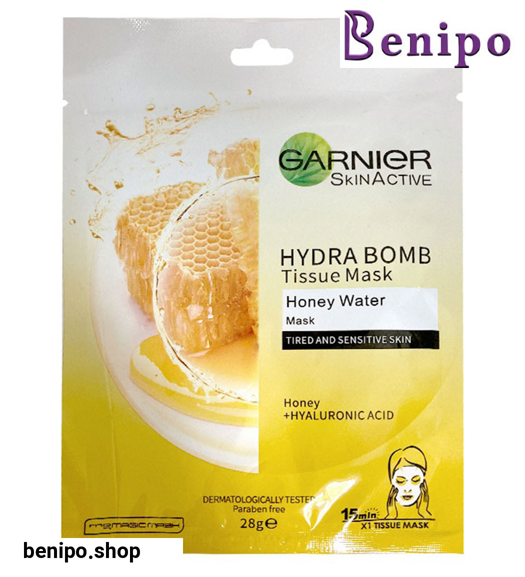 ماسک ورقه ای صورت حاوی عصاره عسل و هیالورونیک اسید 28گرم