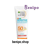 شیر ضد آفتاب کودک گارنیر مدل SENSITIVE advanced (SPF 50+)  حجم 200 میل