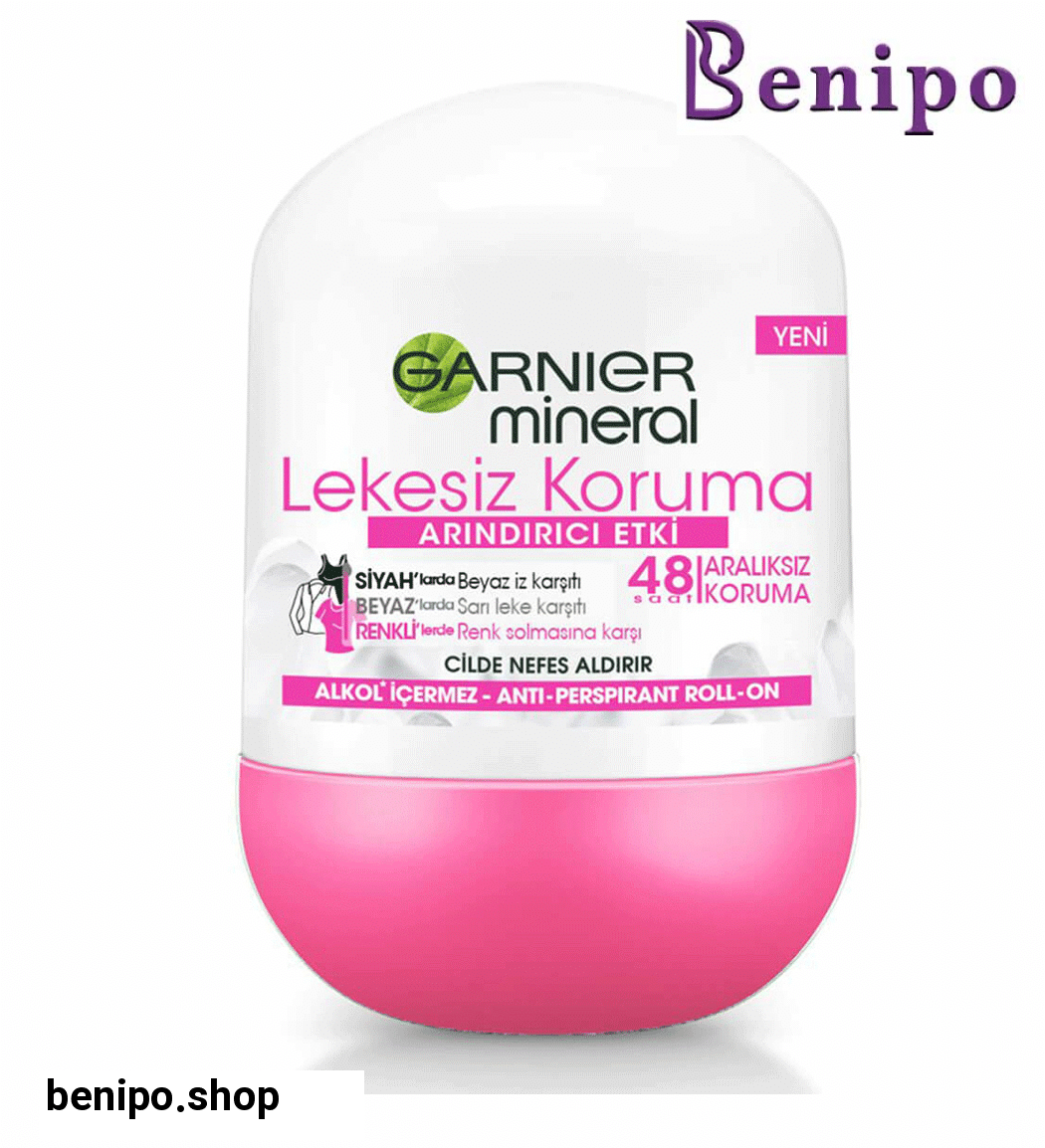 رول ضد تعریق زنانه 48 ساعته مدل Mineral Lekesiz Koruma (رایحه خنک ) حجم 50 میل