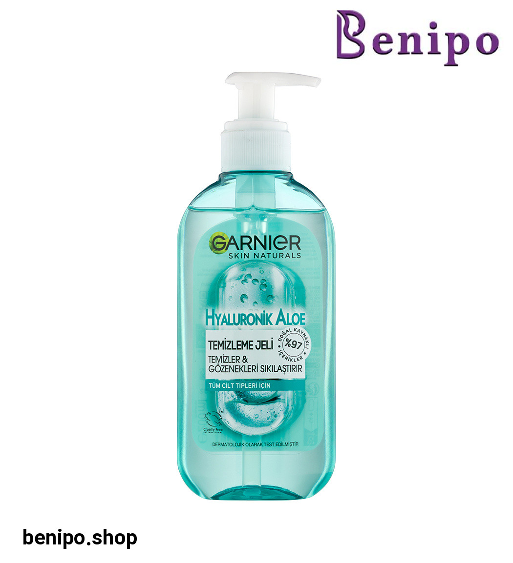 ژل شستشوی صورت مدل آبرسان با عصاره آلوئه ورا و هیالورونیک اسید حجم 200 میلی لیتر