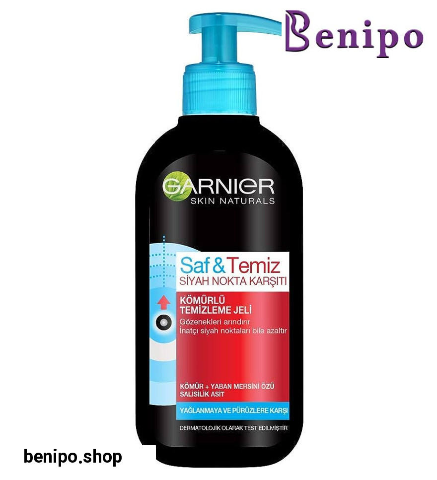 ژل شستشوی صورت ذغال فعال مدل  Saf And Temizحجم 200 میل