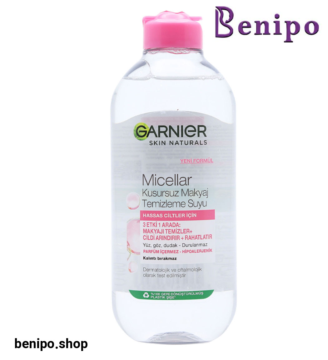 محلول میسلار و پاک کننده آرایش مخصوص پوست های خشک و حساس حجم 400 میل