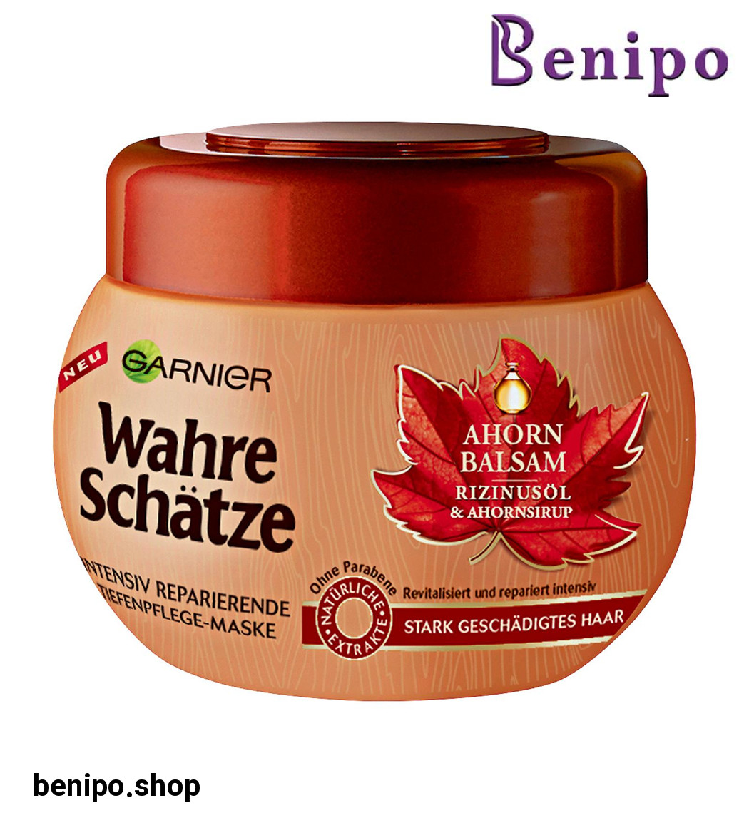 ماسک مو ضد موخوره و نرم کننده حاوی عصاره برگ افرا و روغن کرچک مناسب موهای آسیب دیده و خشک حجم 300 میل