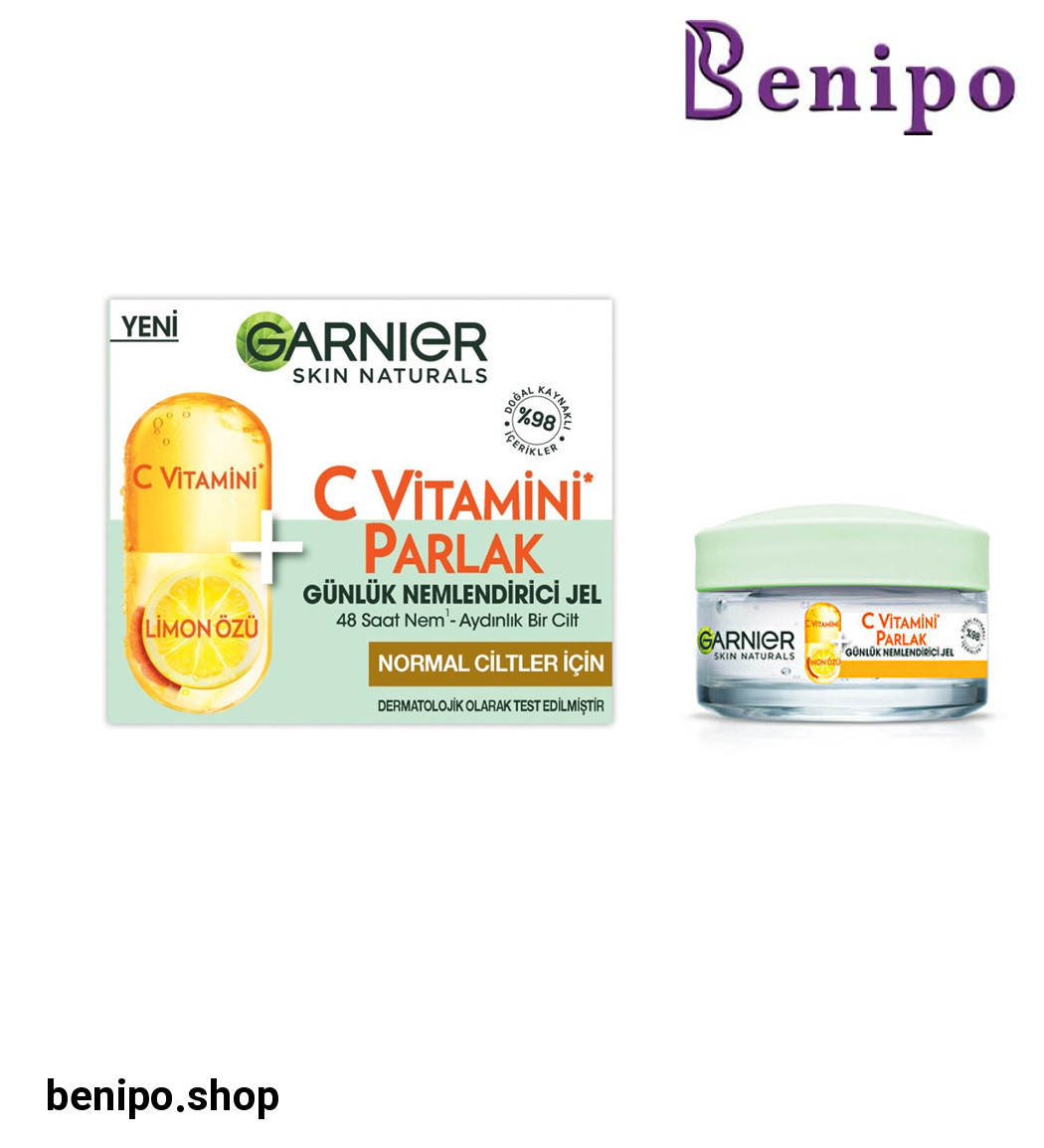 ژل کرم درخشان کننده و آبرسان حاوی ویتامین سی 50میل