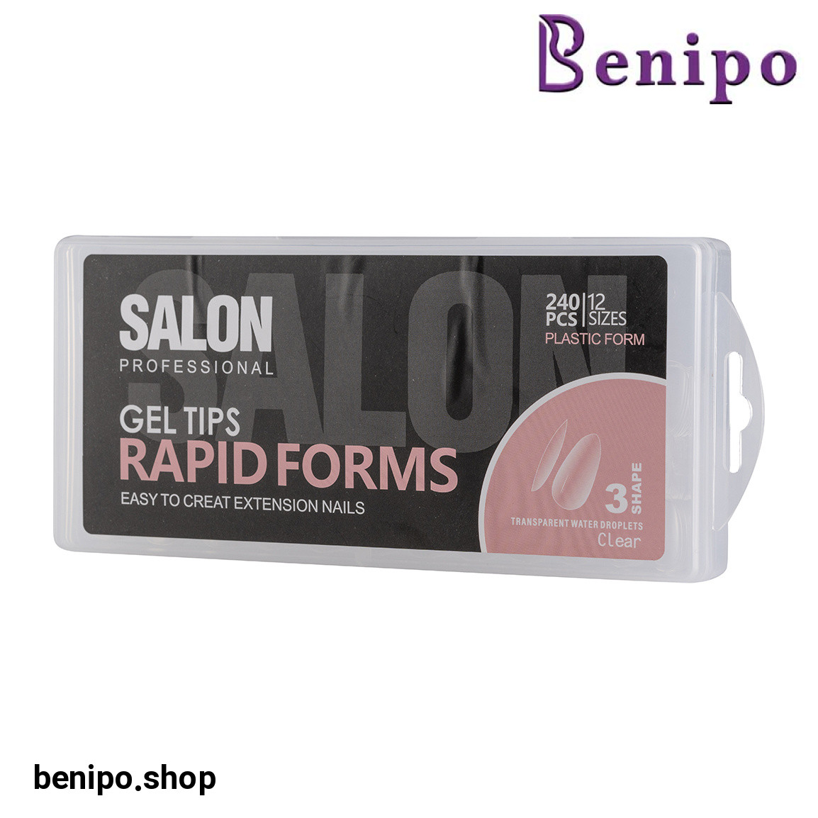 ژل تیپ ناخن بسته 240 عددی