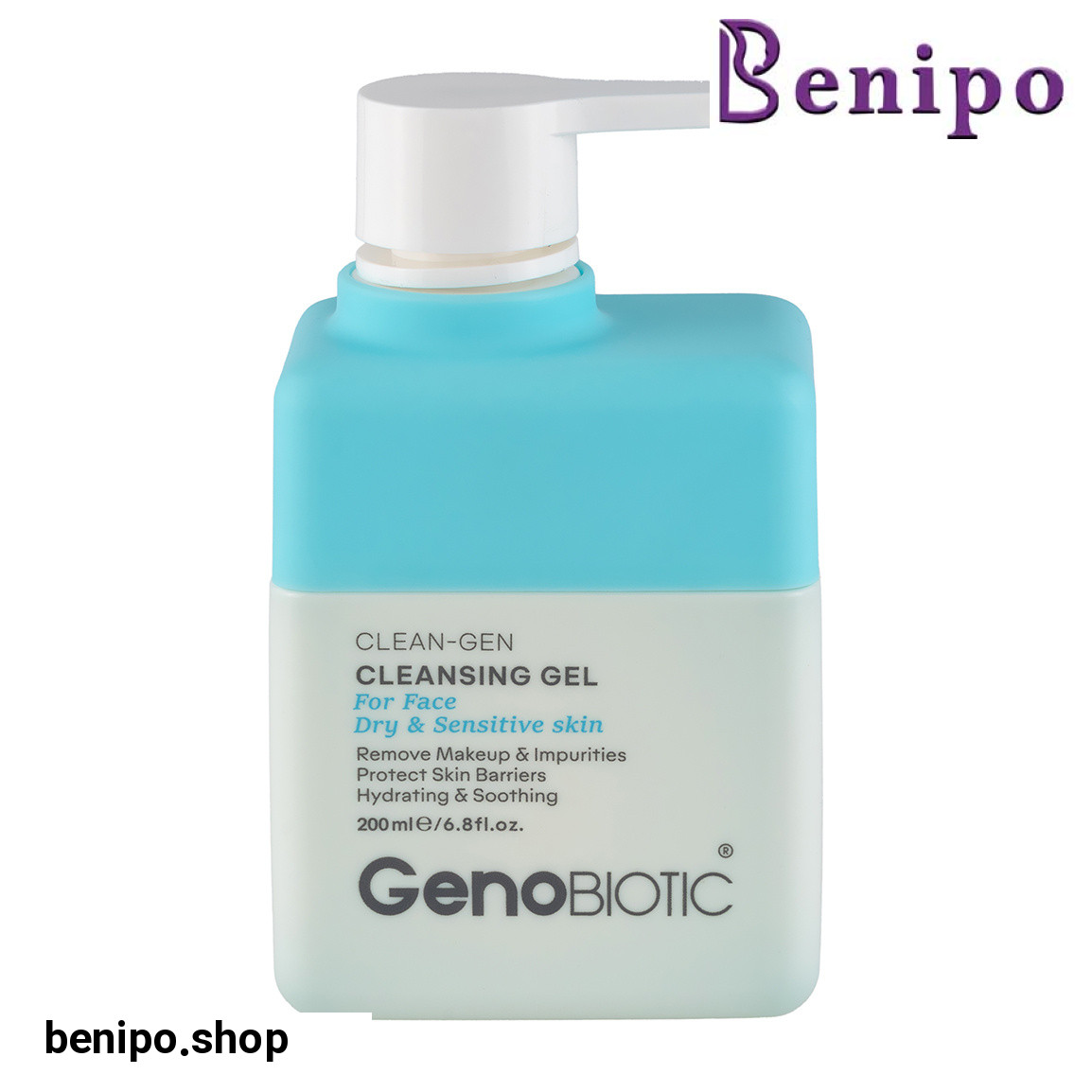 ژل شستشوی صورت مناسب پوست خشک و حساس حجم 200 میلی لیتر