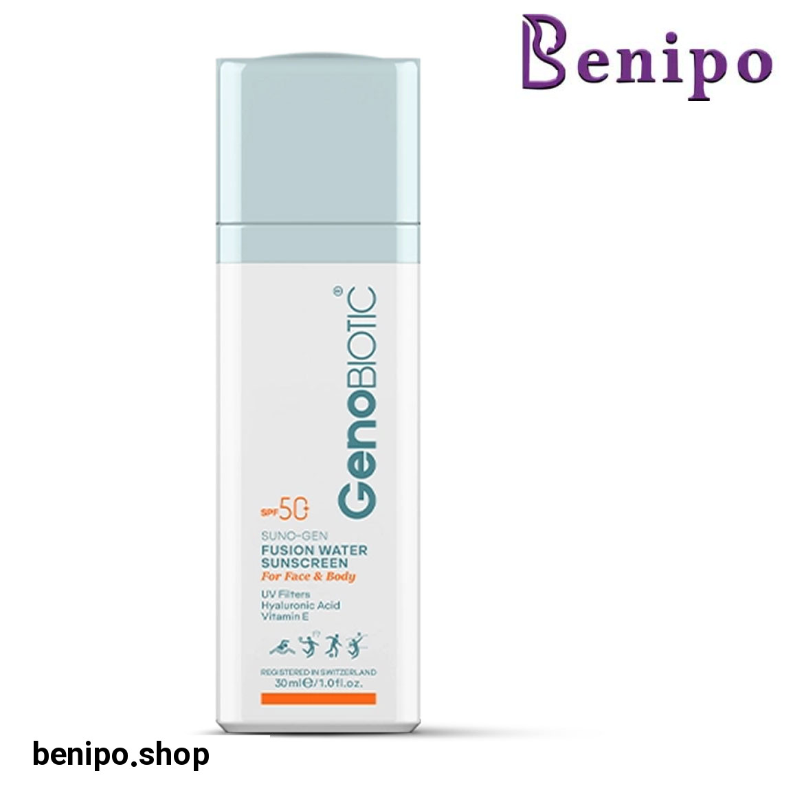 ضد آفتاب فیوژن واتر مناسب همه نوع پوست حجم  30 میلی لیتر