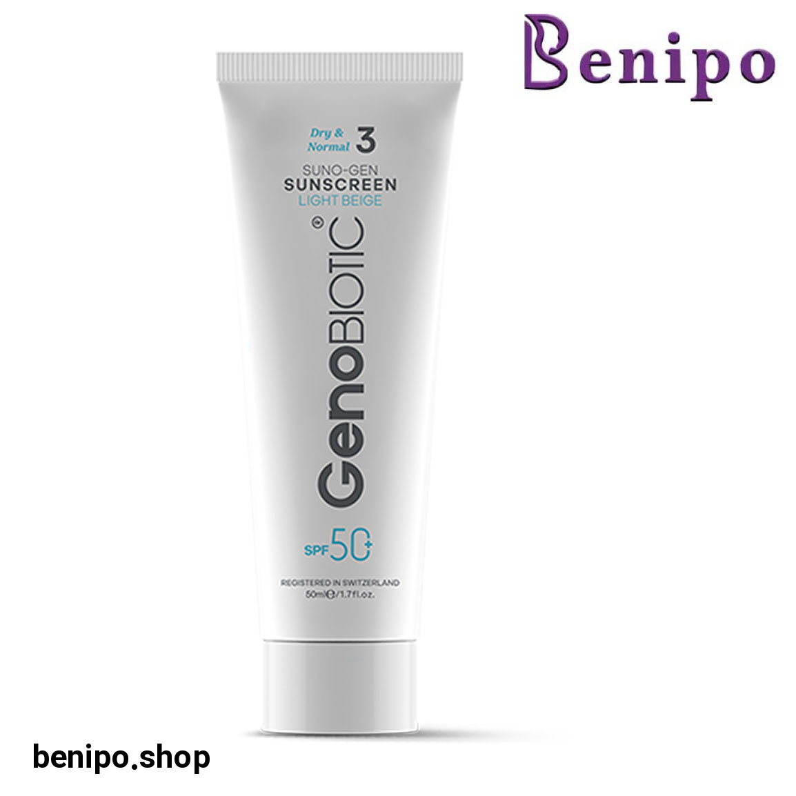 ضد آفتاب رنگی سانوژن مناسب پوست خشک و معمولی