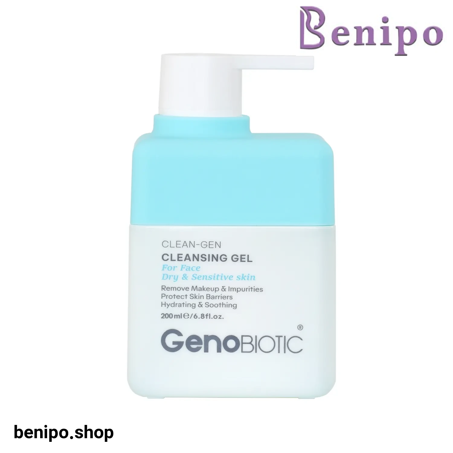 ژل شستشو صورت ژنو بایوتیک پوست خشک و حساس