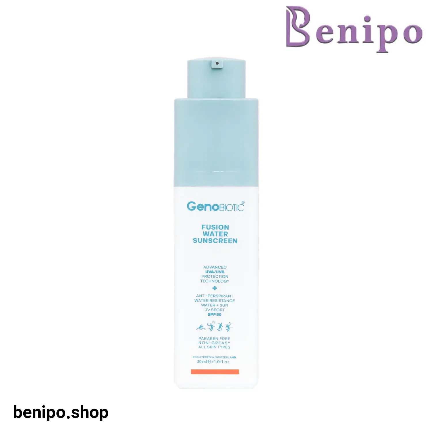 ضد آفتاب ژنو بایوتیک فیوژن واتر