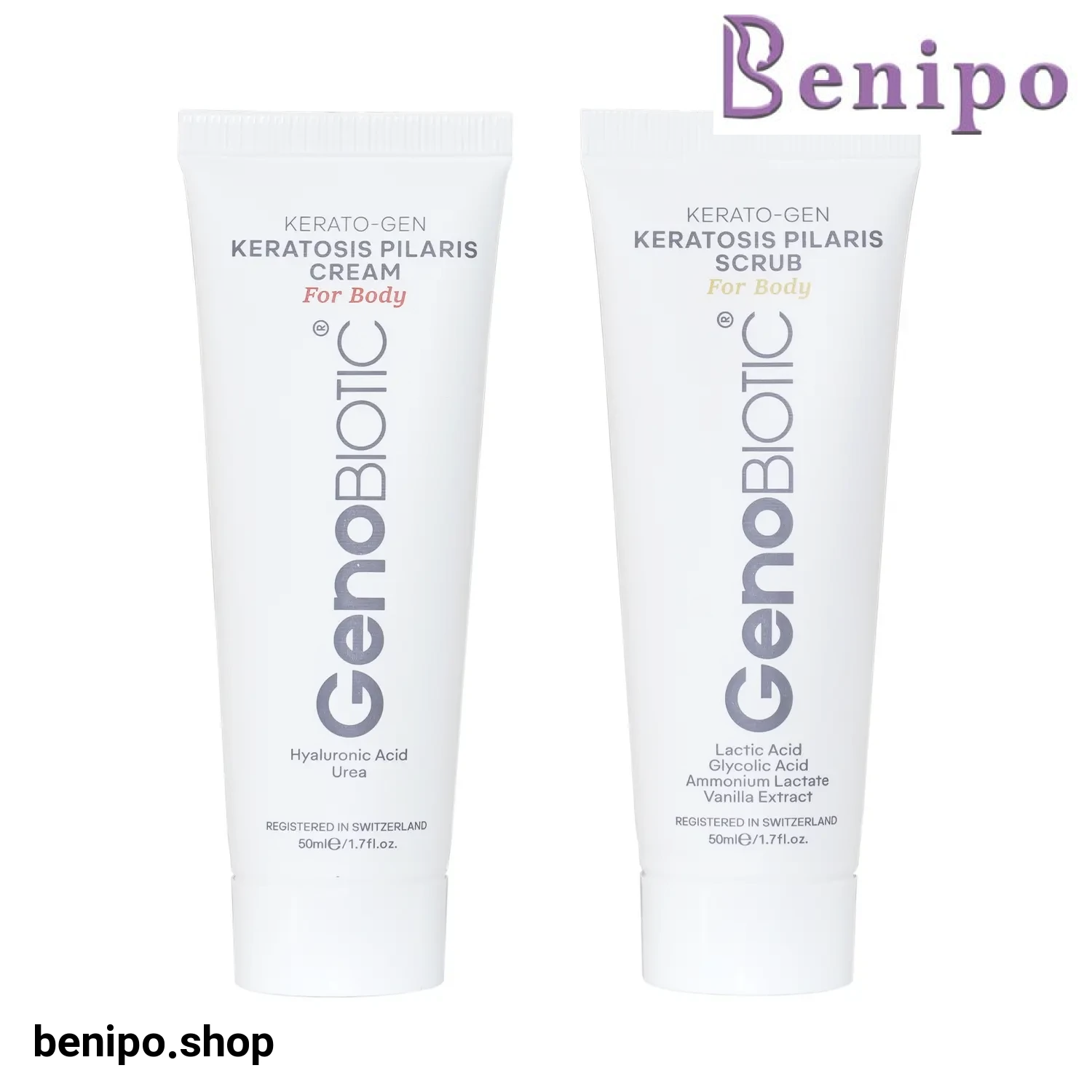 اسکراب و کرم کنترل کننده پوست مرغی ژنو بایوتیک