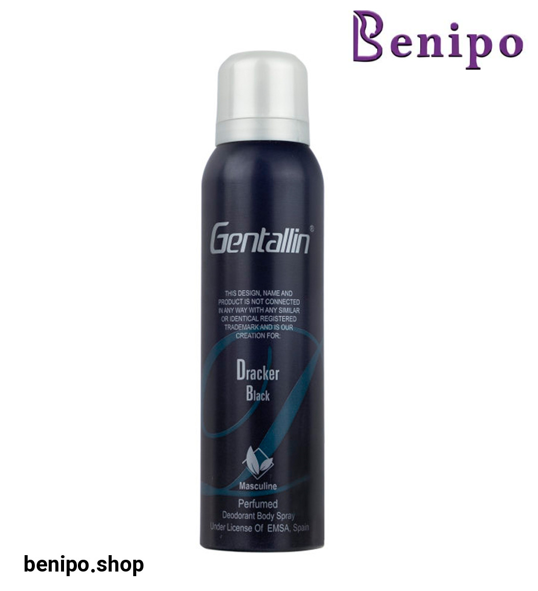 اسپری خوشبو کننده بدن مردانه Dracker Black حجم 150 میل