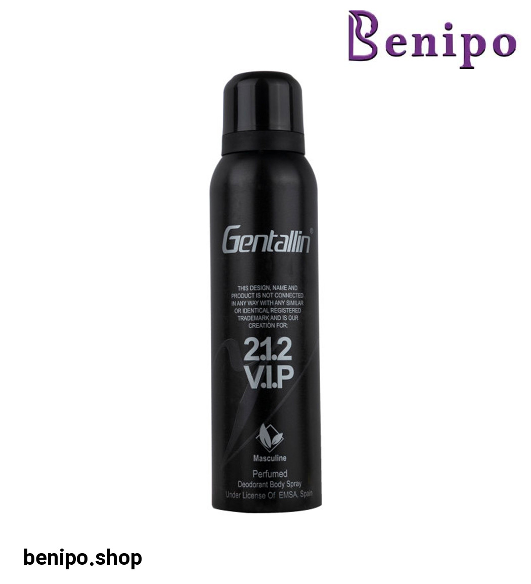 اسپری خوشبو کننده بدن مردانه Vip 212 حجم 150 میل