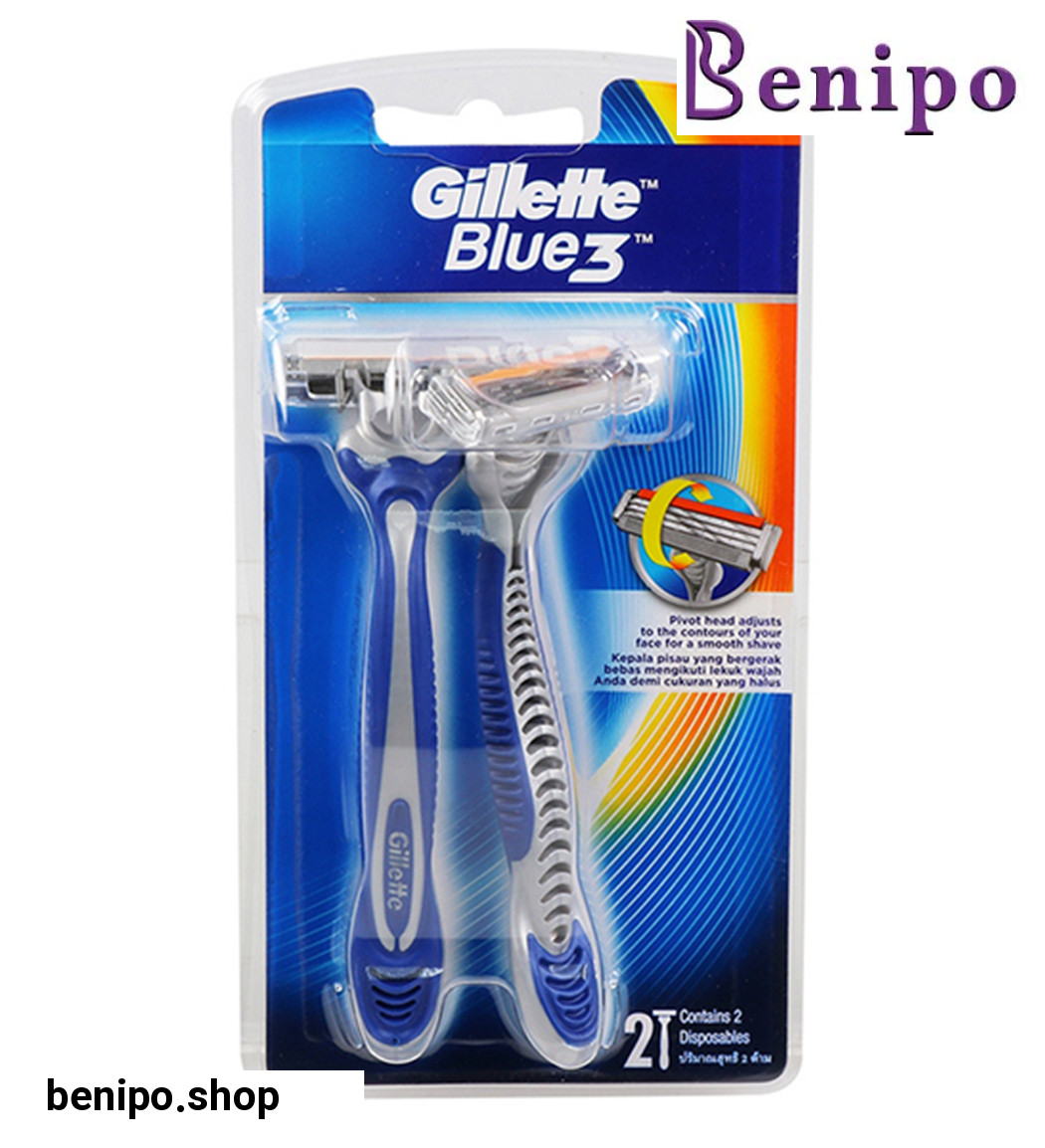 خودتراش مدل Blue 3 بسته 2 عددی