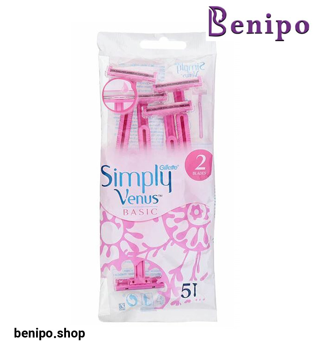 تیغ اصلاح مدل ونوس بسته 5عددی