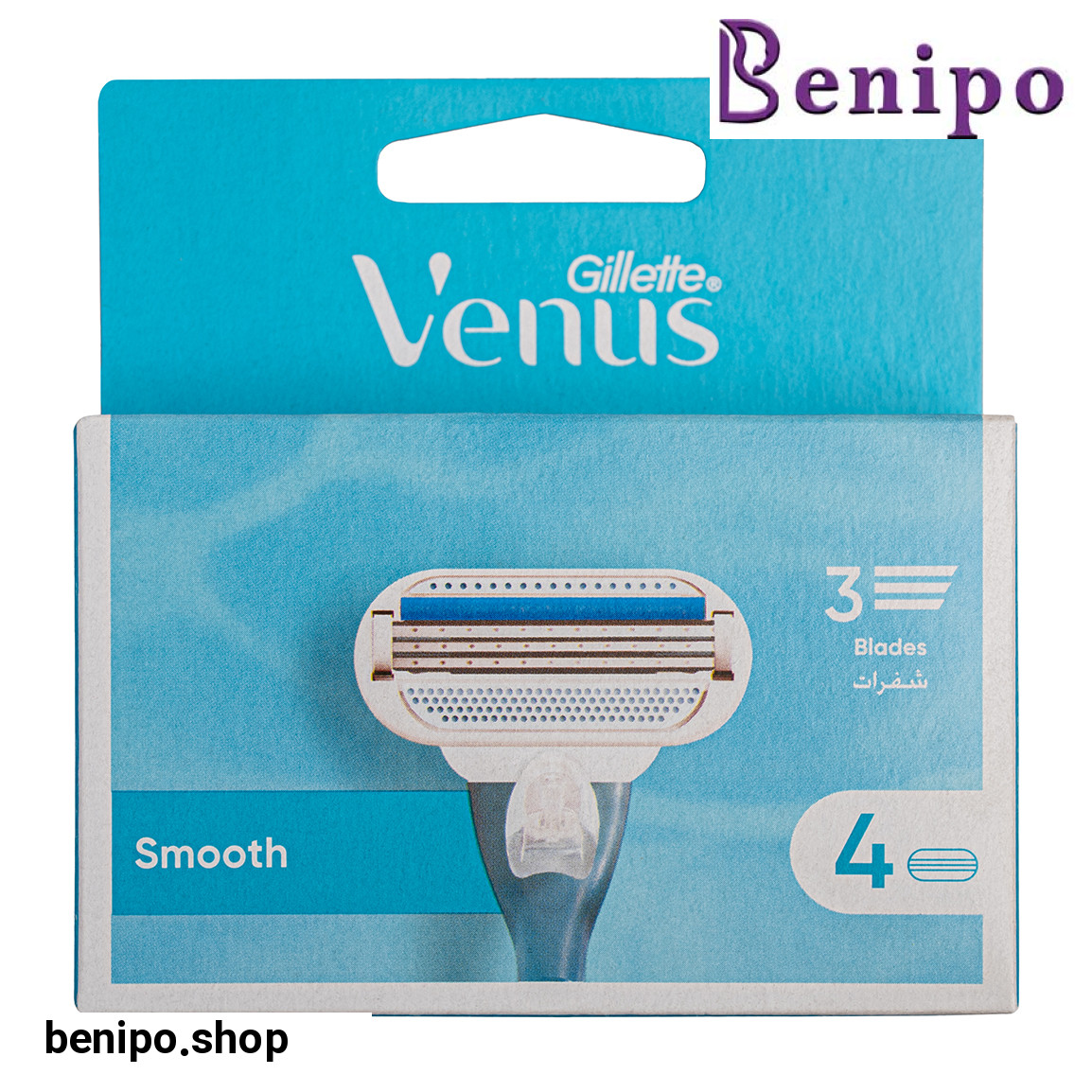 بسته 4 عددی تیغ یدک ونوس