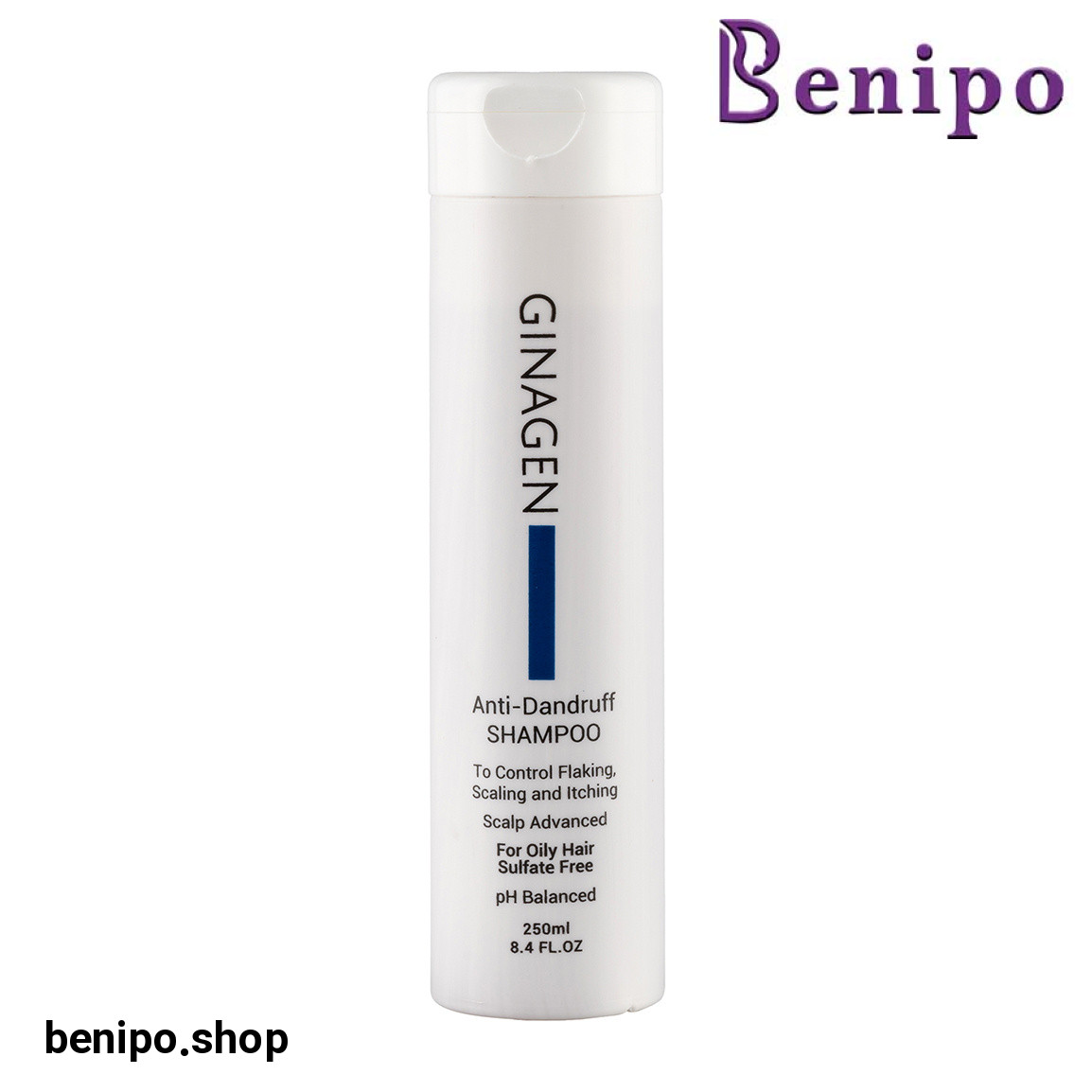 شامپو ضد شوره فاقد سولفات مناسب موهای چرب حجم 250 میلی لیتر