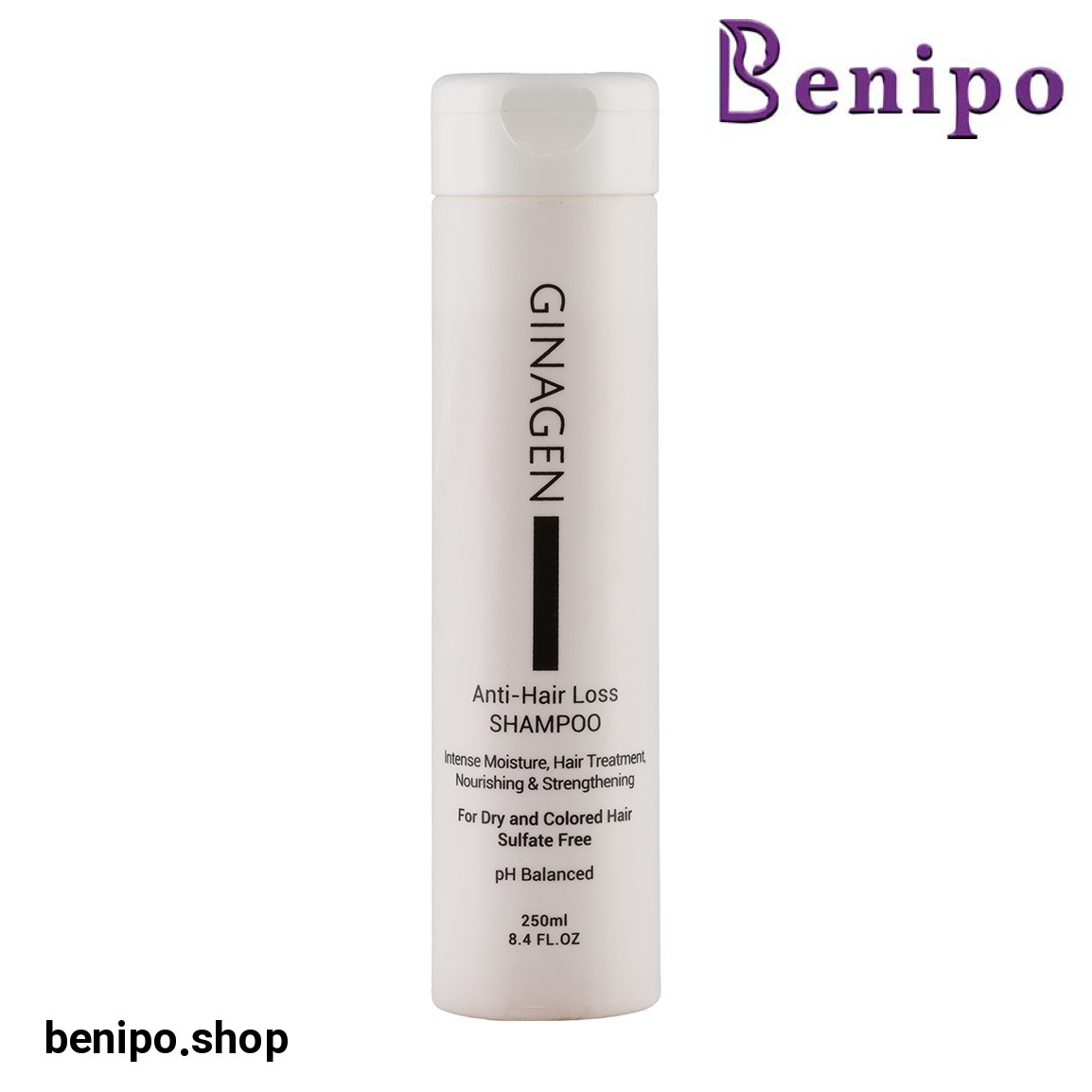 شامپو ضد ریزش فاقد سولفات مناسب موهای خشک و رنگ شده حجم 250 میلی لیتر