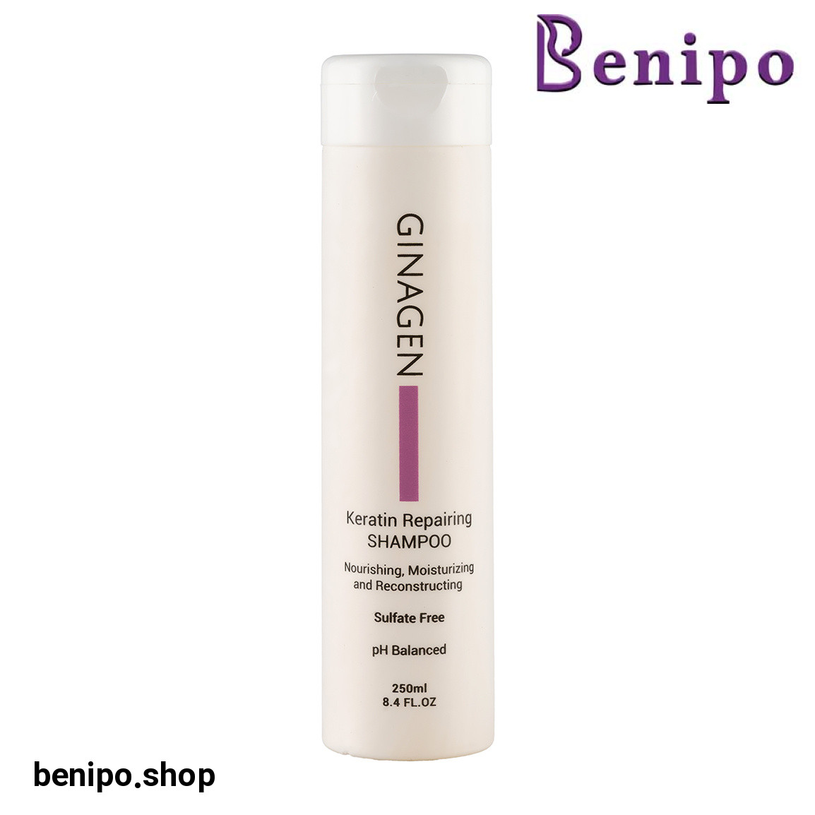 شامپو ترمیم کننده فاقد سولفات مناسب موهای کراتینه حجم 250 میلی لیتر