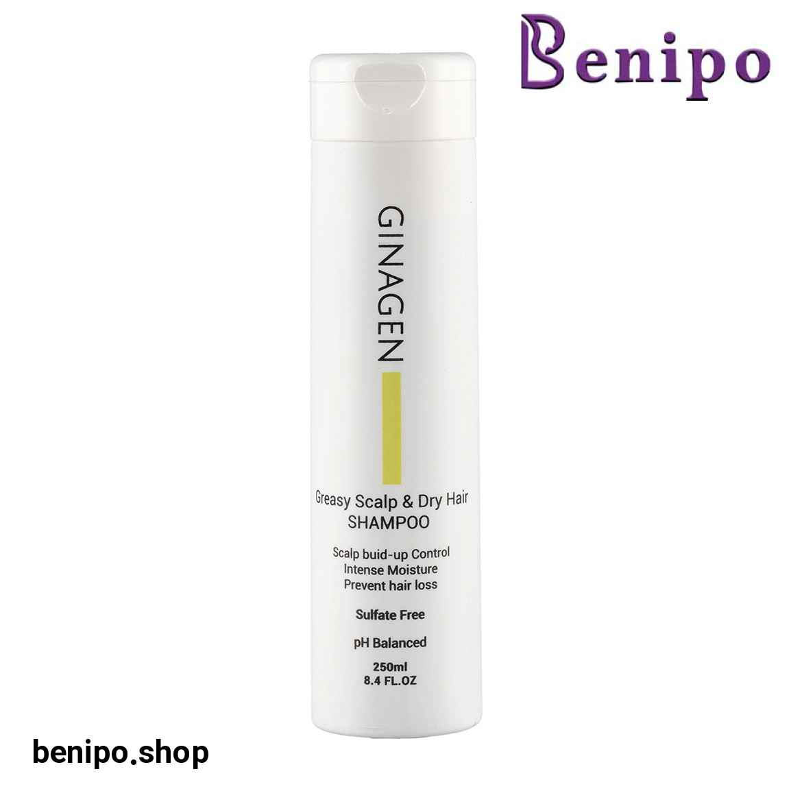 شامپو فاقد سولفات مناسب موهای خشک حجم 250 میلی لیتر