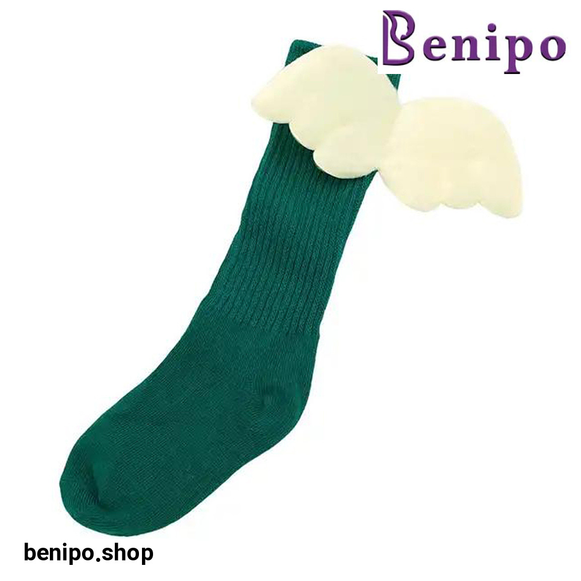 جوراب ساق بلند دخترانه مدل بال فرشته 1 تا 3 سال