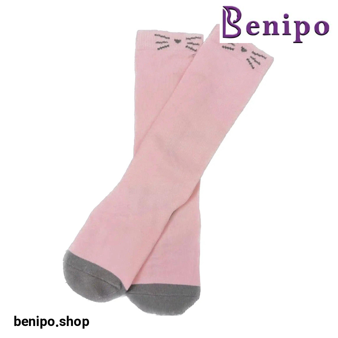 جوراب دخترانه طرح موش 1 تا 3 سال