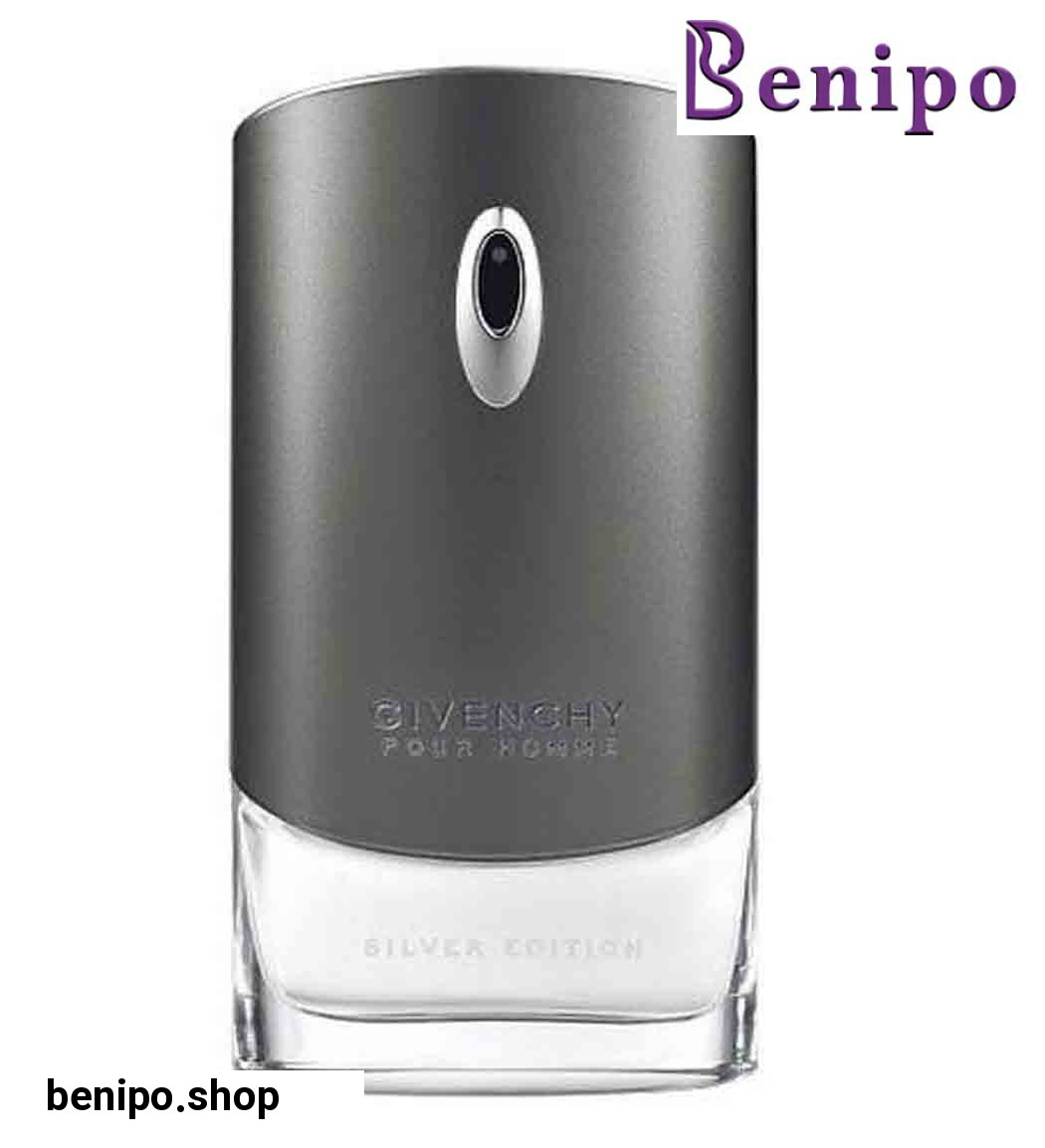 ادوتویلت مردانه مدل pour homme silver حجم 100میل