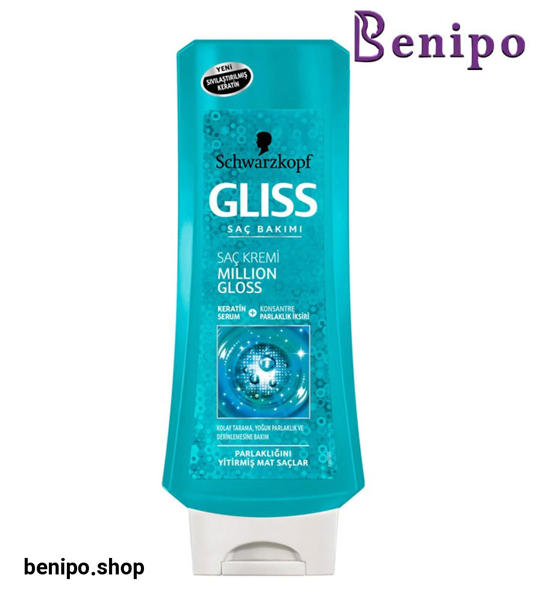 نرم کننده و درخشان کننده مدل Million Gloss مناسب موهای مات و کدر بسته بندی قدیمی حجم 360 میل