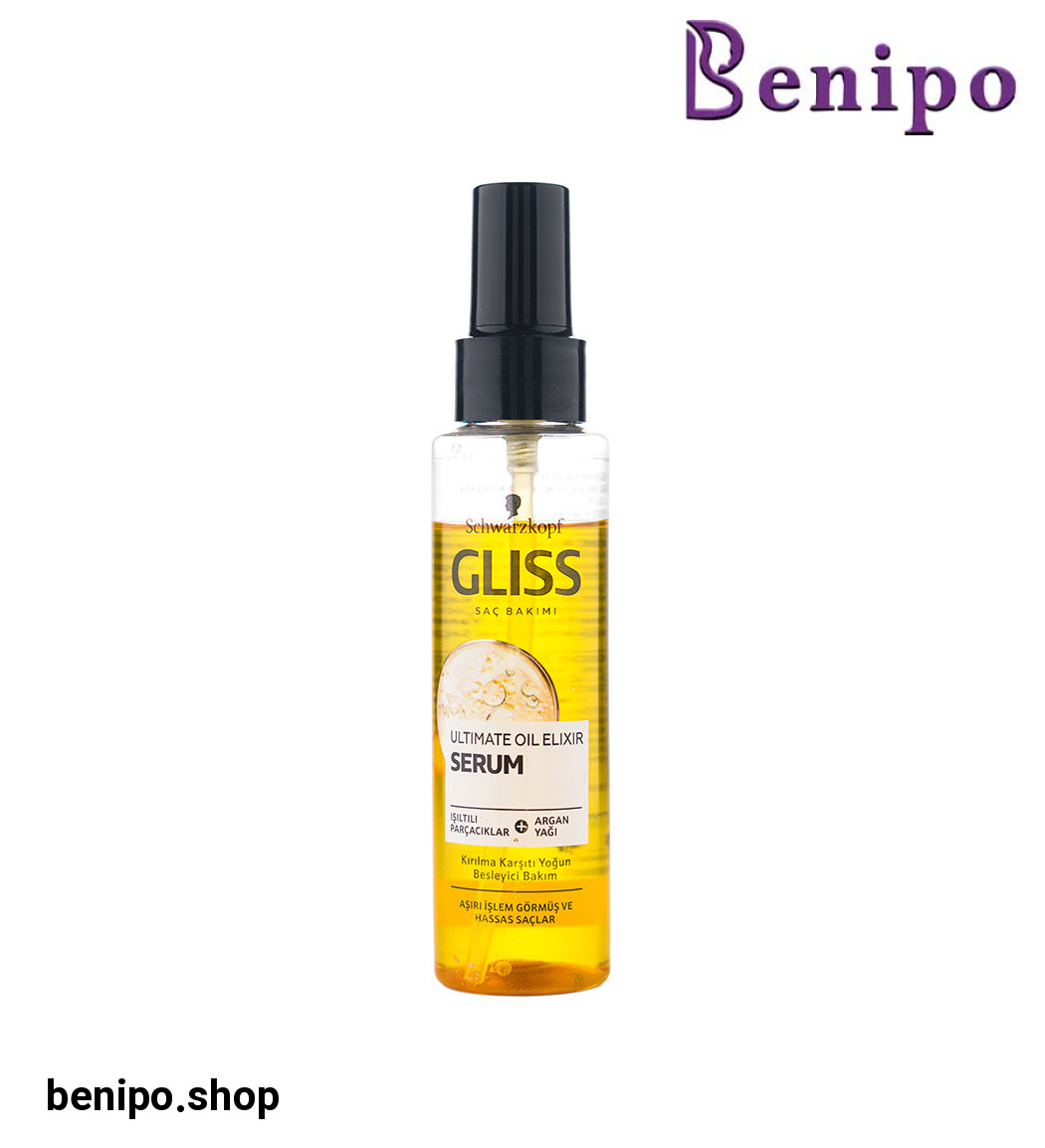 سرم مو تغذیه و بازسازی کننده مو مدل Ultimate Oil Elixir مناسب موهای حساس و آسیب دیده حجم 100 میل